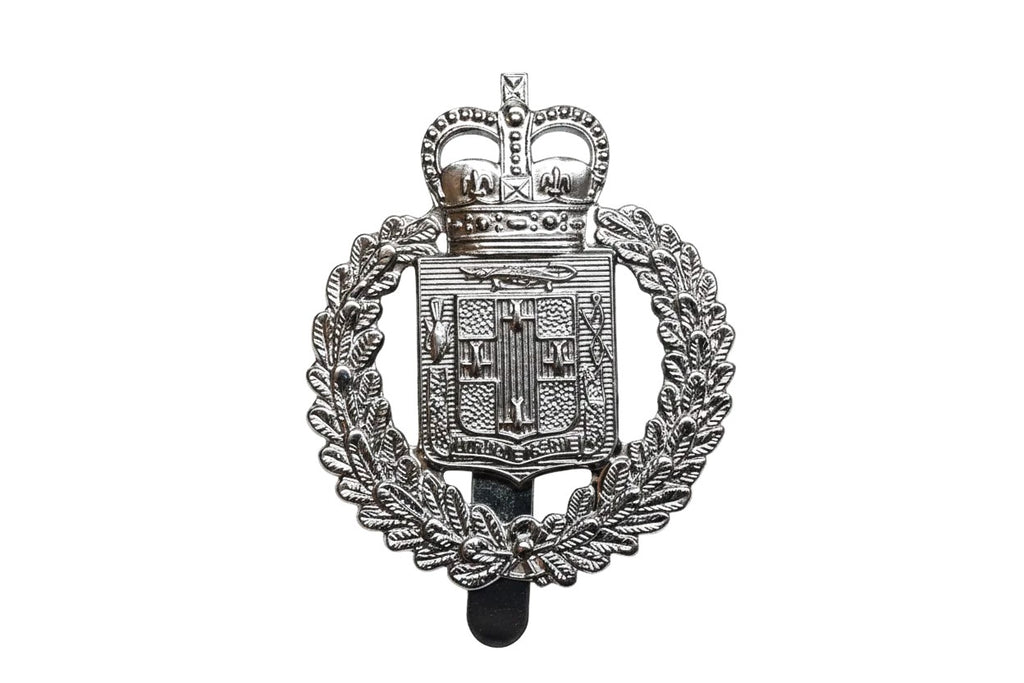 JDF Jamaican Badge British Made Chrome Hat Badge for The Jamaica Defense Force