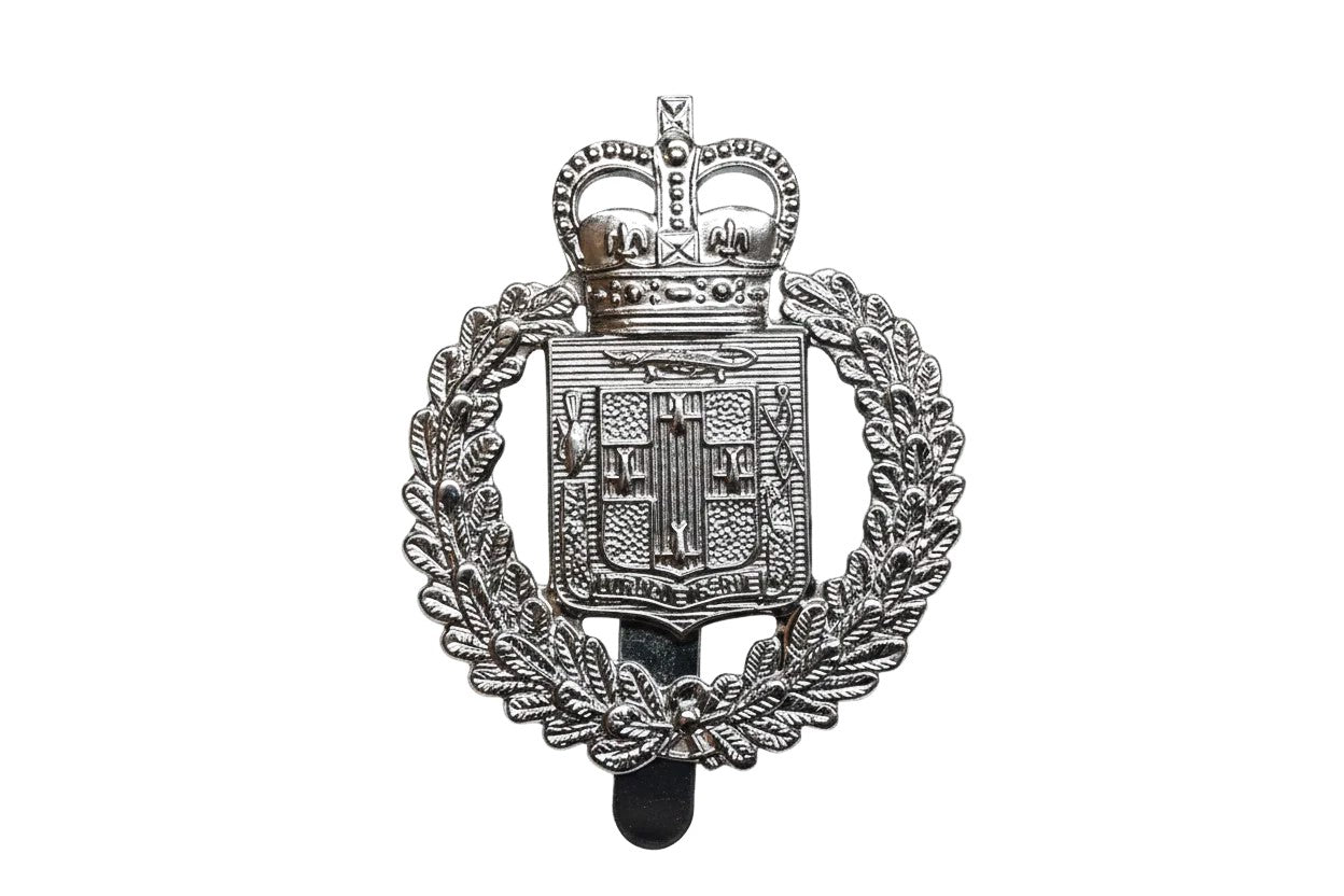 JDF Jamaican Badge British Made Chrome Hat Badge for The Jamaica Defense Force