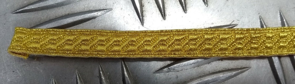 Genuine British Issue 3/8" Gold Mylar Rank Lace Braided Tape RC5