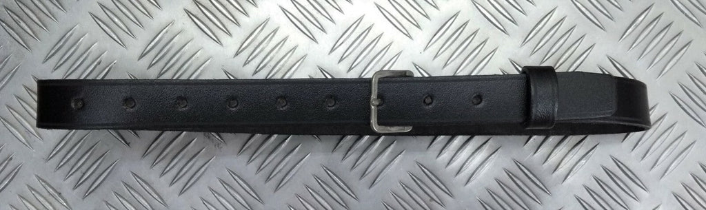 Genuine British Made Issue 1" Black Leather Utility Aux Strap Size 64