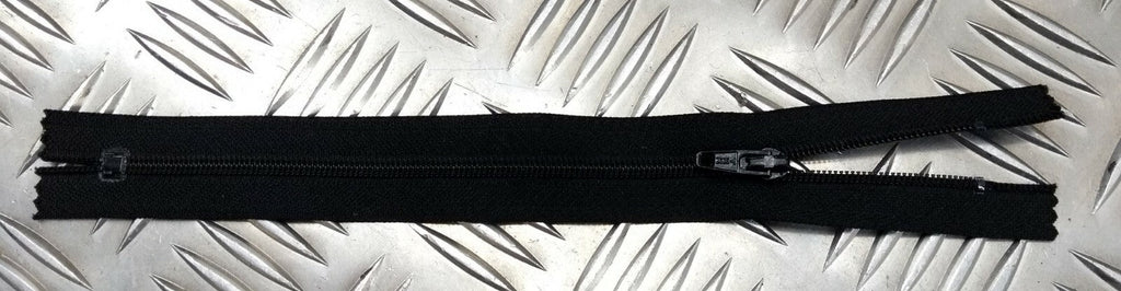 Genuine British YKK 19.5cm Closed End Black Zip / Zipper