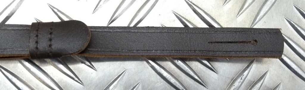 Genuine Issue Dark Brown Leather SD Dress Hat Chin Strap CS17- NEW