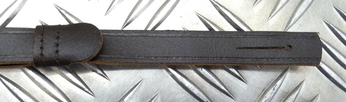 Genuine Issue Dark Brown Leather SD Dress Hat Chin Strap CS17- NEW