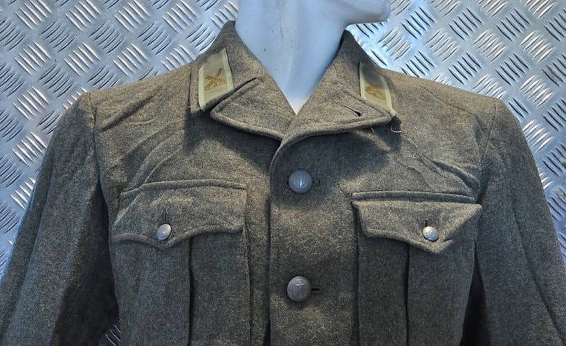 Genuine Swedish M39 Army Fitted Wool Jacket 1940's WWII Pattern Size 92cms Chest