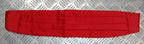 Genuine Vintage British Made Scarlet Red Pleated Mess Dress Cummerbund 41" X 4½"