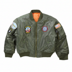 Green MA1 with badges
