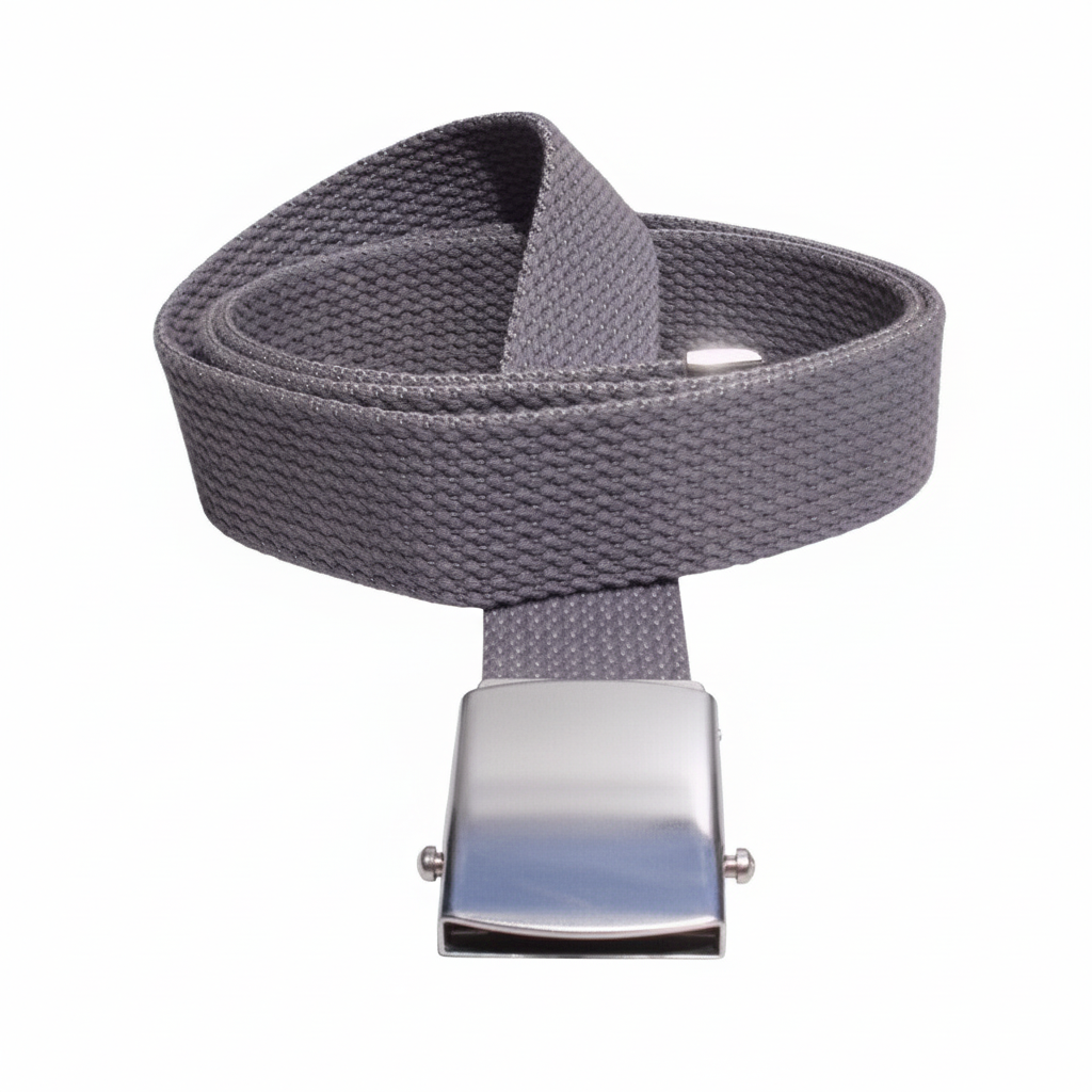Grey Belt - White Background, No Reflection