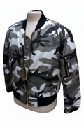 Grey Camo MA1 White BG