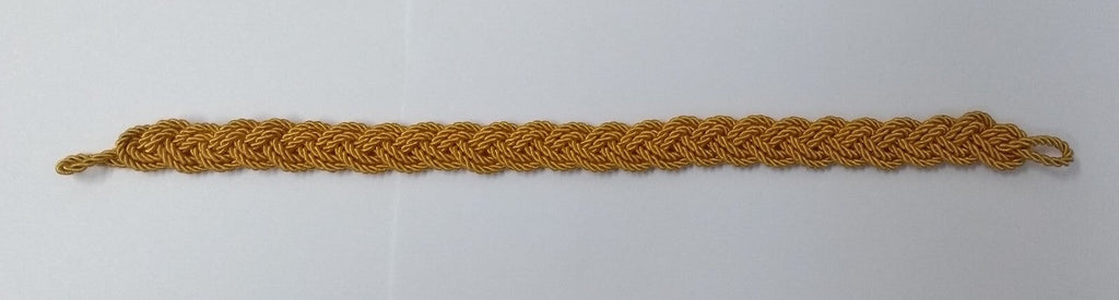 Hat Cord Gold Pleat Issue Officer's Ceremonial Dress Cap Made in UK