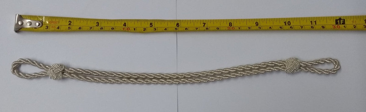 Hat Cord Silver Twisted Issue Ceremonial Officer's Dress Cap Made in UK