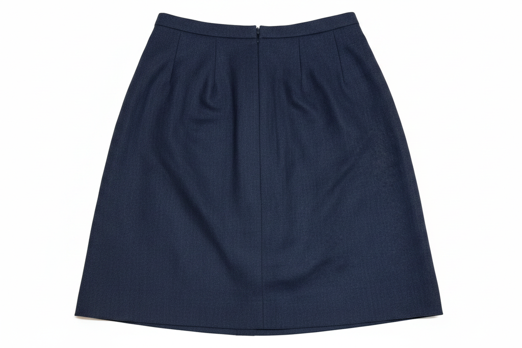 RAF No1 Dress Skirt Blue Grey - front view