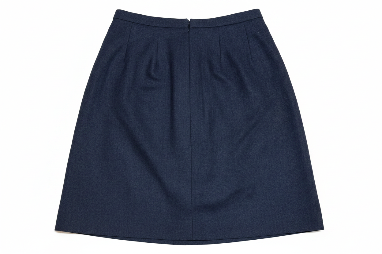 RAF No1 Dress Skirt Blue Grey - front view