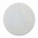 RN White Plastic Vinyl Naval Hat Cap Cover on white background
