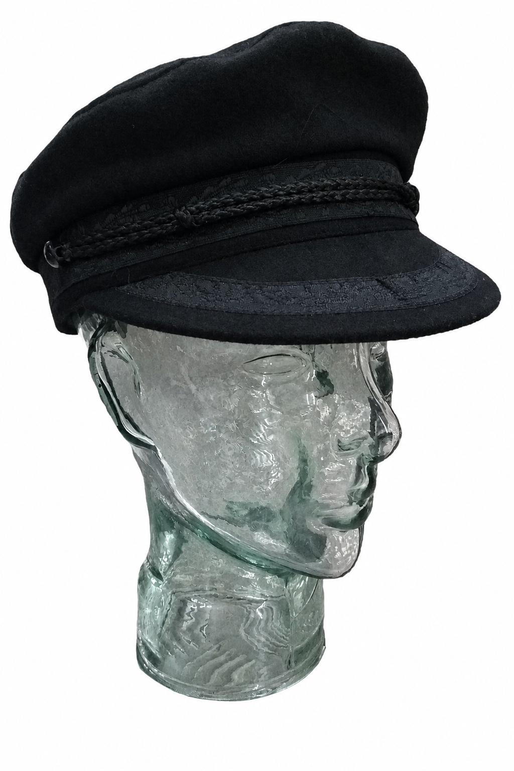 Maritime sailor cap on a pure white background