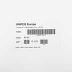 UNIFEQ men's label - white