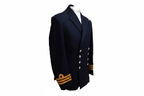 Navy Dress Jacket No1 British Royal Navy 80s pattern Commander Rank