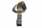 Roll Buckle Belt 2" Wide Military Style Canvas Belting with Chrome Coloured Buckle