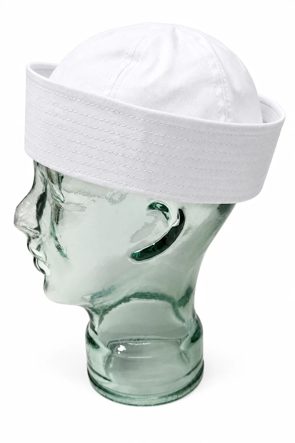 White Sailors Hat Doughboy Popeye WW2 U.S Enlisted Navy Style Size Large
