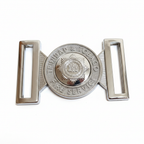 Trinidad & Tobago Chrome Locket Type Buckle Fire Service