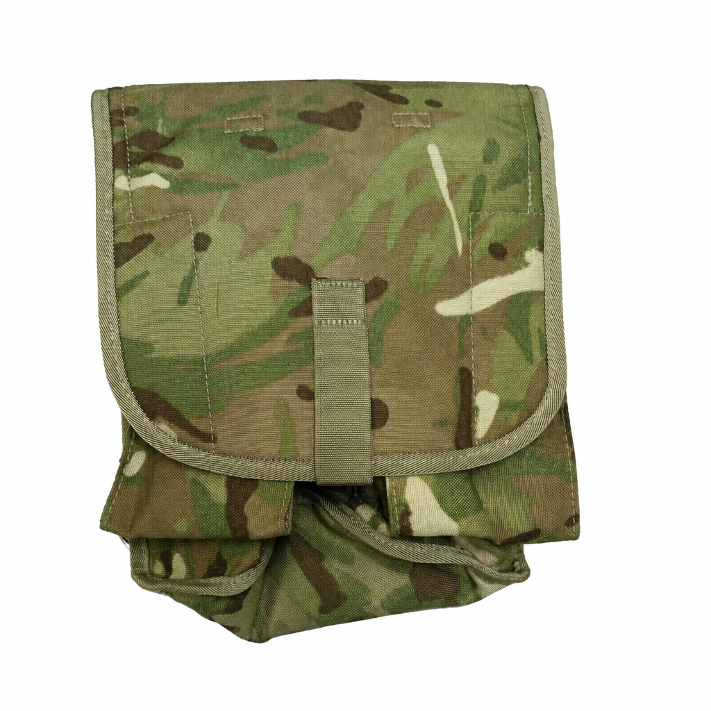 MTP Camo Field Pack/Respirator Case Molle Genuine British Army Gas Mask Bag G1