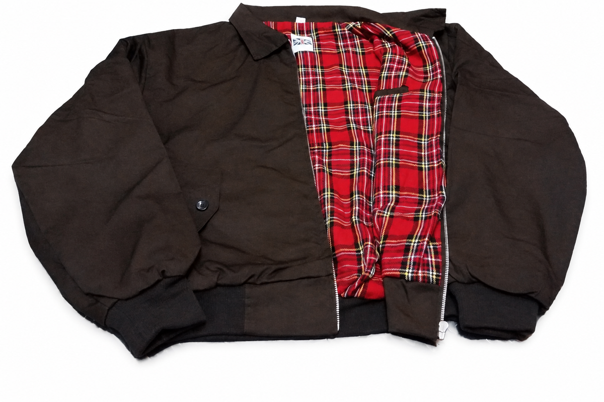 Harrington jacket on a pure white background