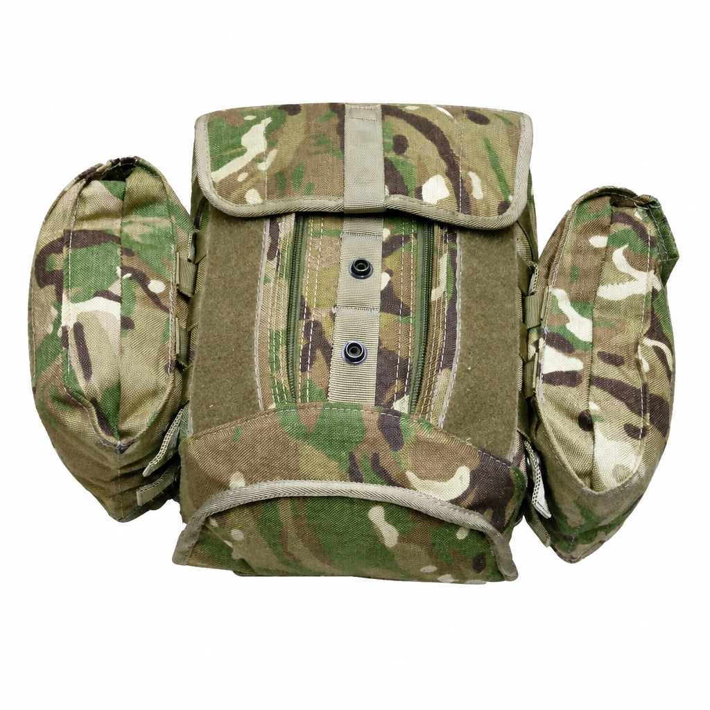 MTP Camo Field Pack/Respirator Case Molle Genuine British Army Gas Mask Bag G1