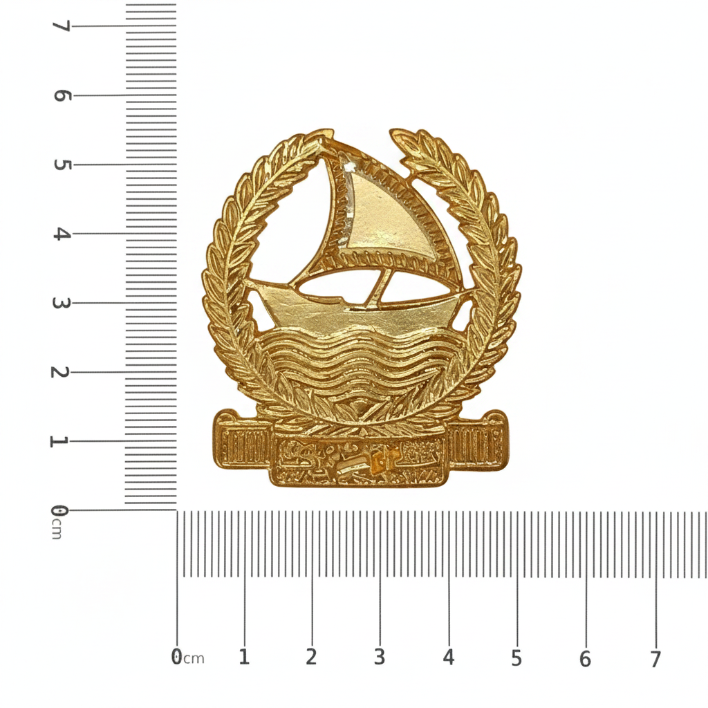 Dubai Hat Badge Obsolete Uniform Dress Cap Issue