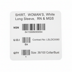 Women's RN&MGS label - white
