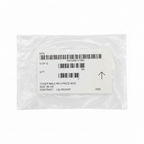 MOD military label in plastic bag on white background