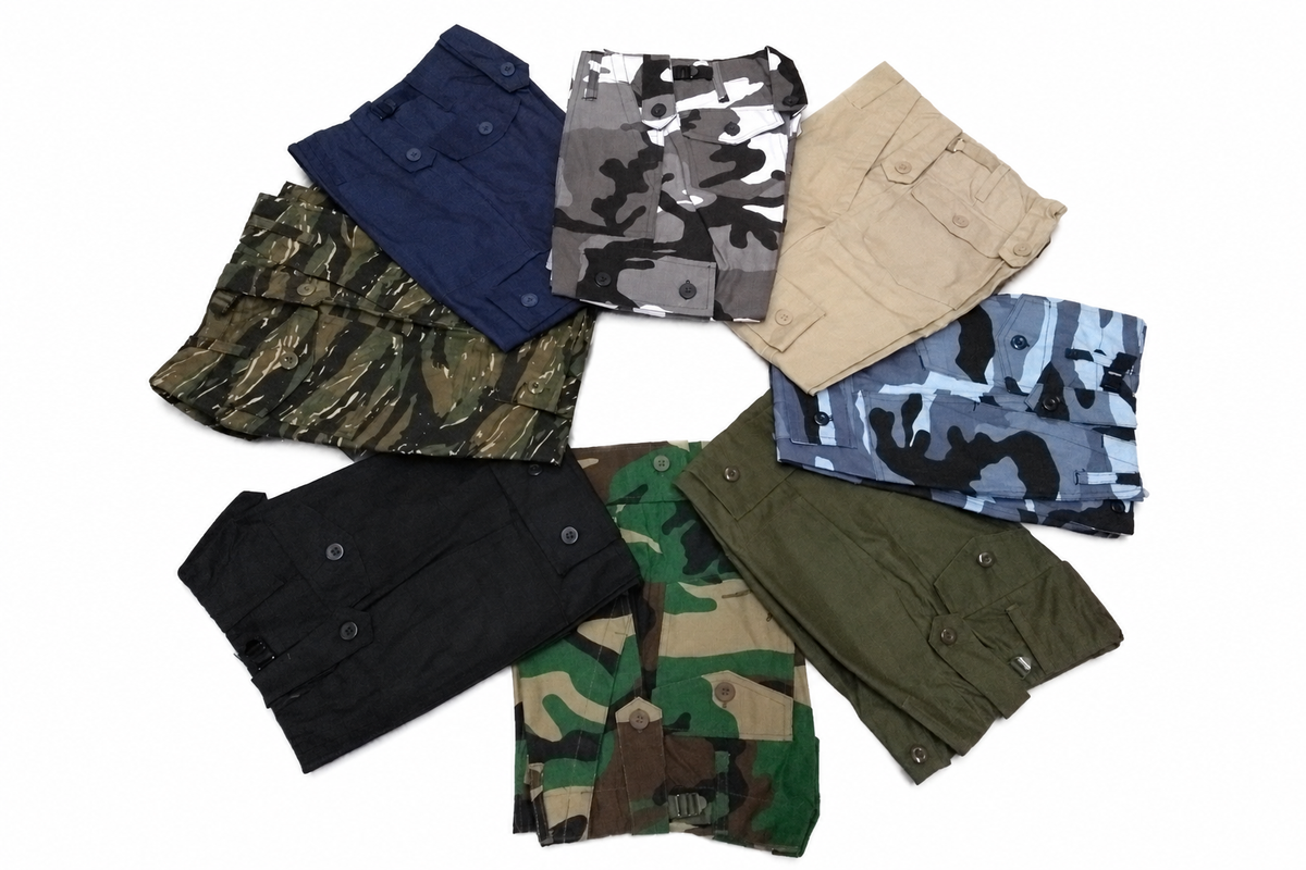 Kids ARMY Children's Combat Cargo Trousers - Military Soldier