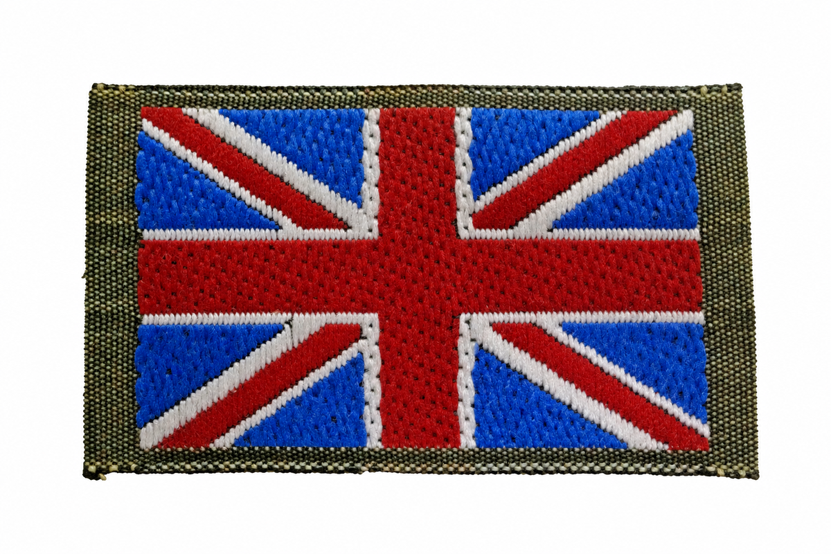 British Forces Flags Union Jack UK Shoulder Patch British Military No2 MTP Badges x5 Pairs
