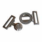 Trinidad & Tobago Chrome Locket Type Buckle Fire Service
