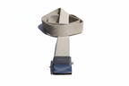 Roll Buckle Belt 2" Wide Military Style Canvas Belting with Chrome Coloured Buckle