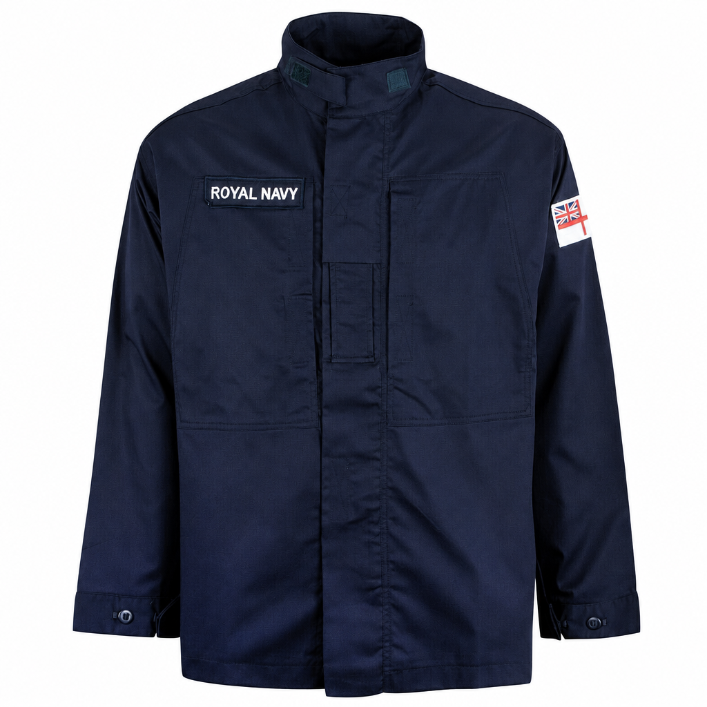 RN Combat Jacket British Royal Navy Warm Weather FR Fire Resistant