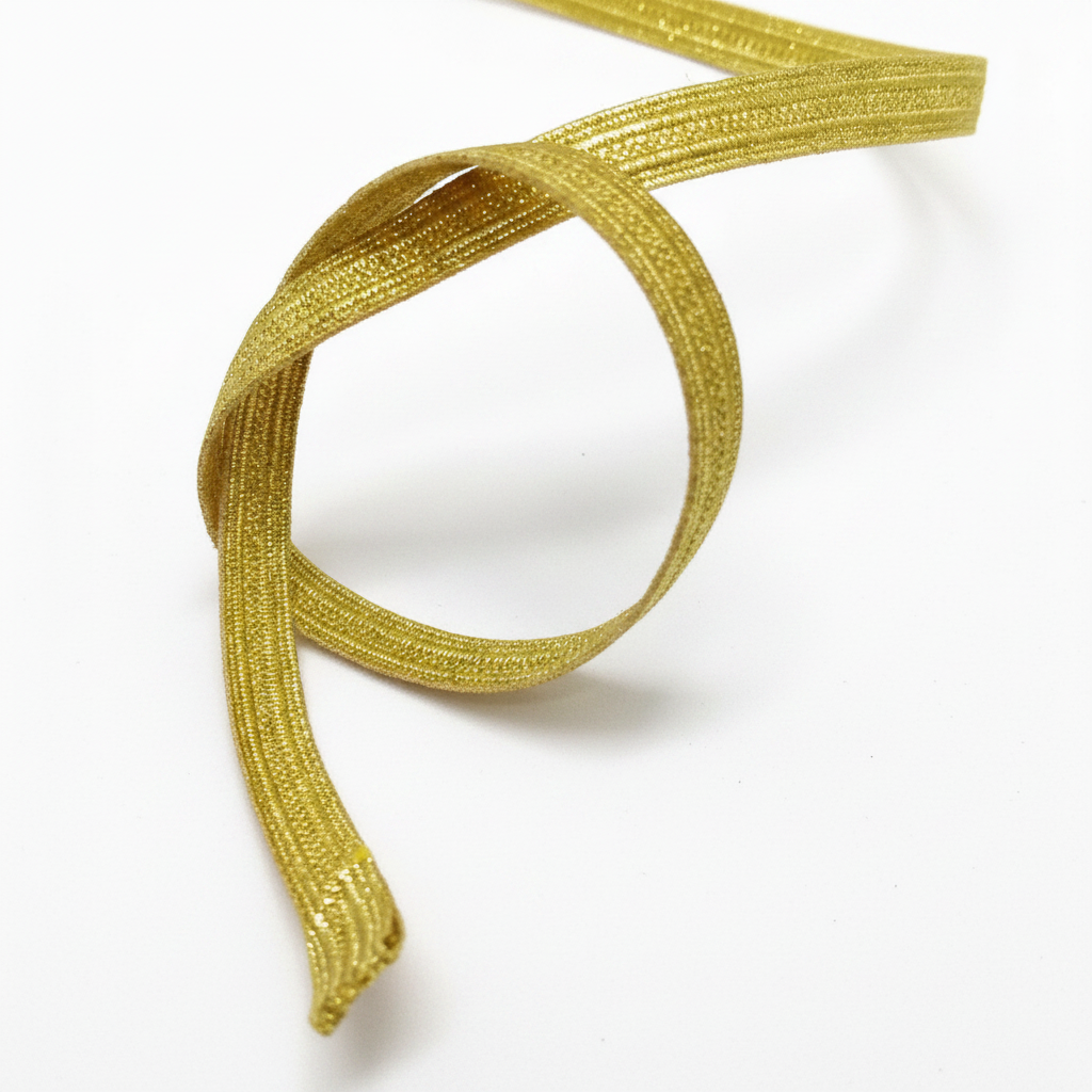 Looped ribbon - white background