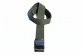 Roll Buckle Belt 2" Wide Military Style Canvas Belting with Chrome Coloured Buckle