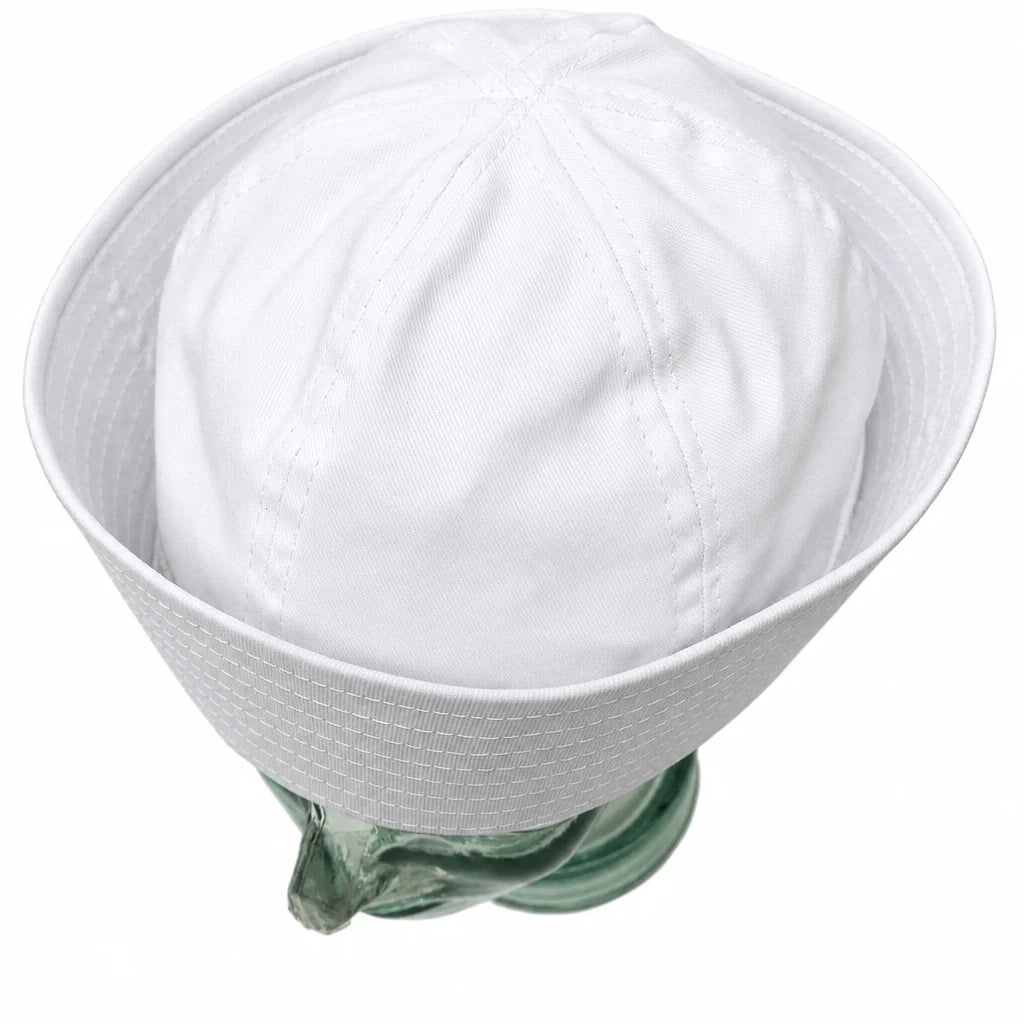 White Sailors Hat Doughboy Popeye WW2 U.S Enlisted Navy Style Size Large