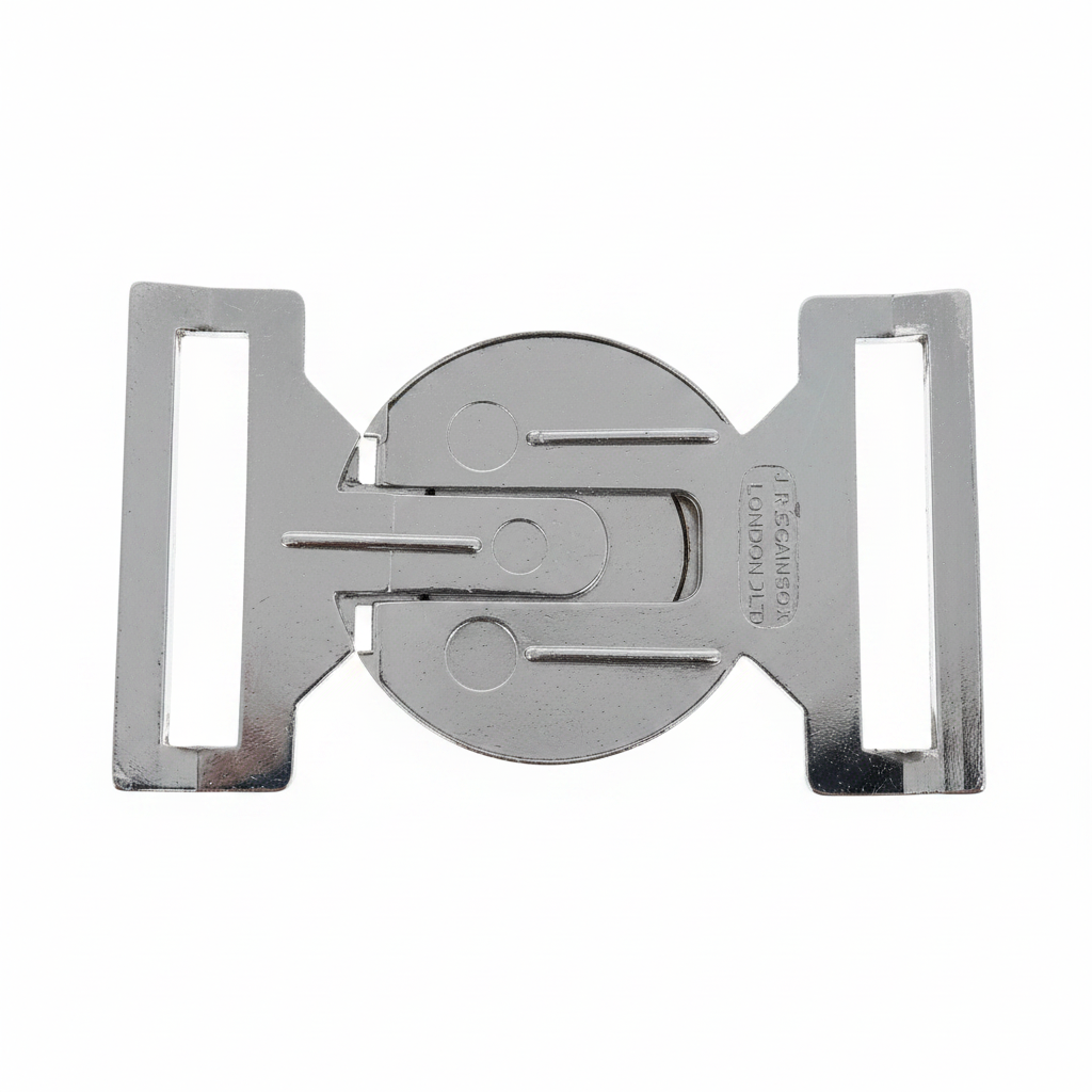 Trinidad & Tobago Chrome Locket Type Buckle Fire Service