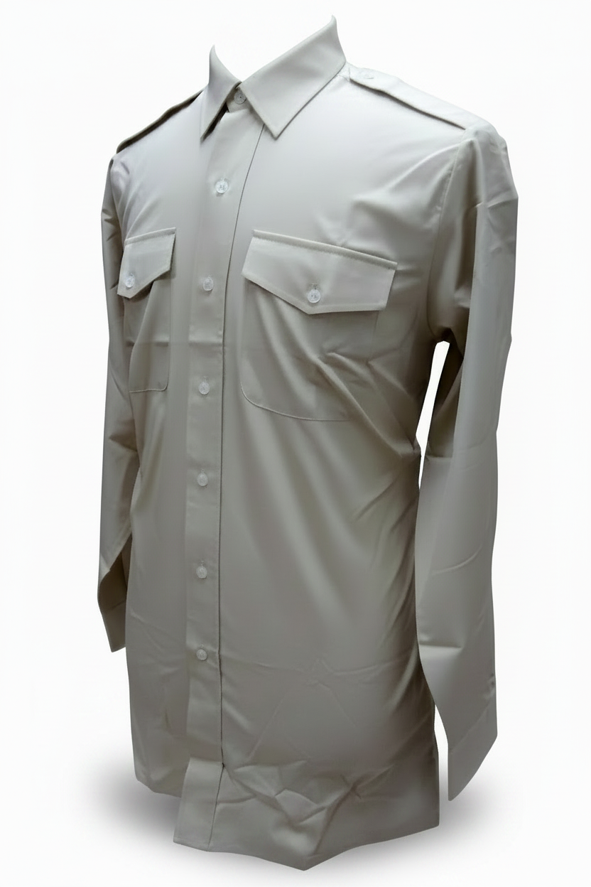 Fawn Military Shirt White Background
