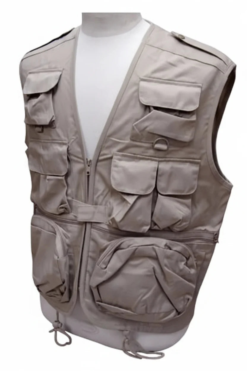 Utility Vest Combat - Fishing - Photography - Airsoft Assorted Colours