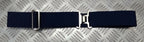 Kids Type AWD 1 3/4" Navy Web Belt With Metal Buckles Adjustable 30"
