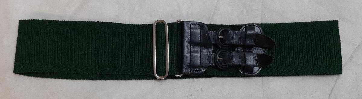 Light Infantry Stable Belt British Pattern Rifle Green 75mm Size Medium