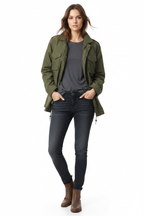 M65 Green Jacket - Female Model