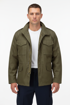 M65 Green Jacket Male Model