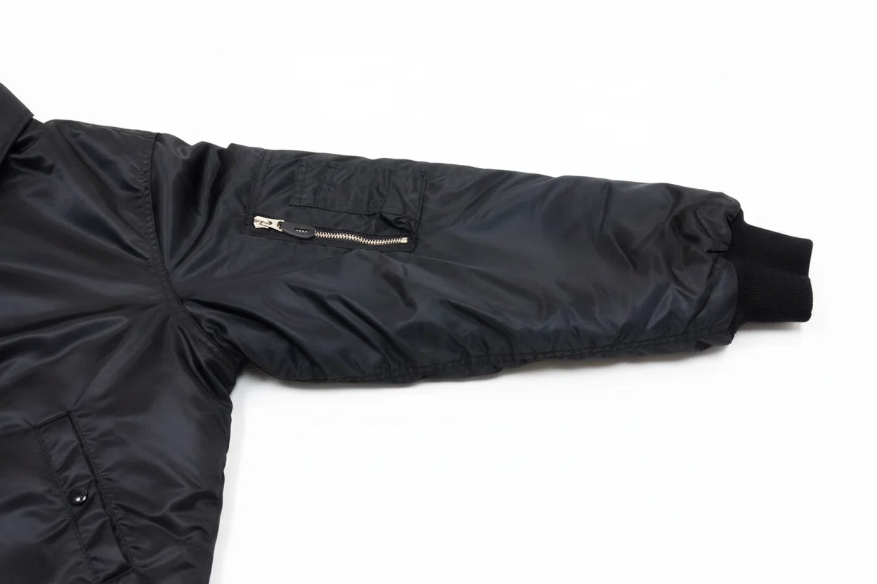 Security Bomber Jacket Black for Doorman Bodyguards upto 8XL