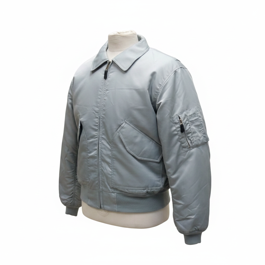 MA2 Silver Grey Jacket - White Background