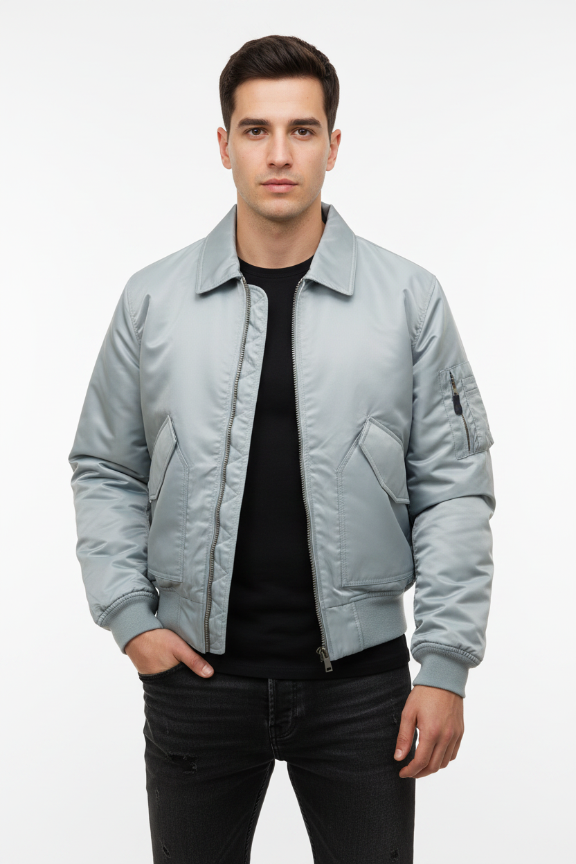 MA2 Silver Grey - Male Model Fashion Pose