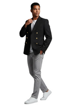 Royal Navy Jacket Class I & III Double-Breasted British RN Uniform with Anchor Buttons