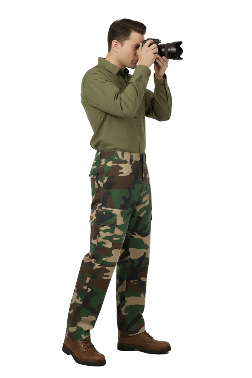 Male Model - Angled Stance with Camera