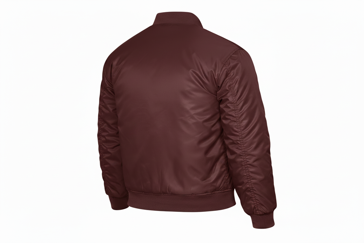 Maroon MA1 Back